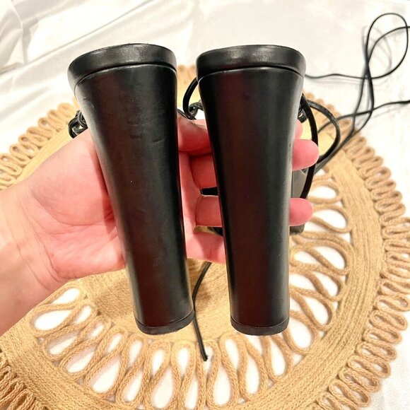 Tony Bianco Jemma Strapy Ankle Tie Heels Black Leather Size 8.5 - Picture 8 of 10